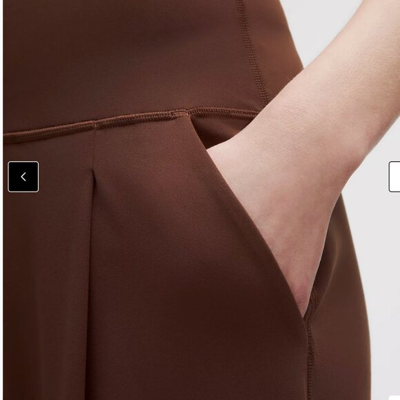 Lululemon Align High-Rise Wide-Leg Pant 31" | Brown Size 4 - Picture 4 of 7